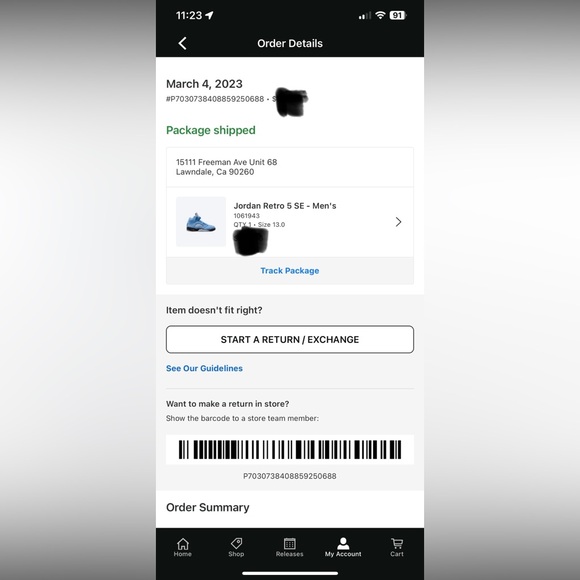 ❌SOLD❌ Nike Air Jordan 5 Retro “UNC” sneakers, New in Box, M13 - Picture 9 of 9